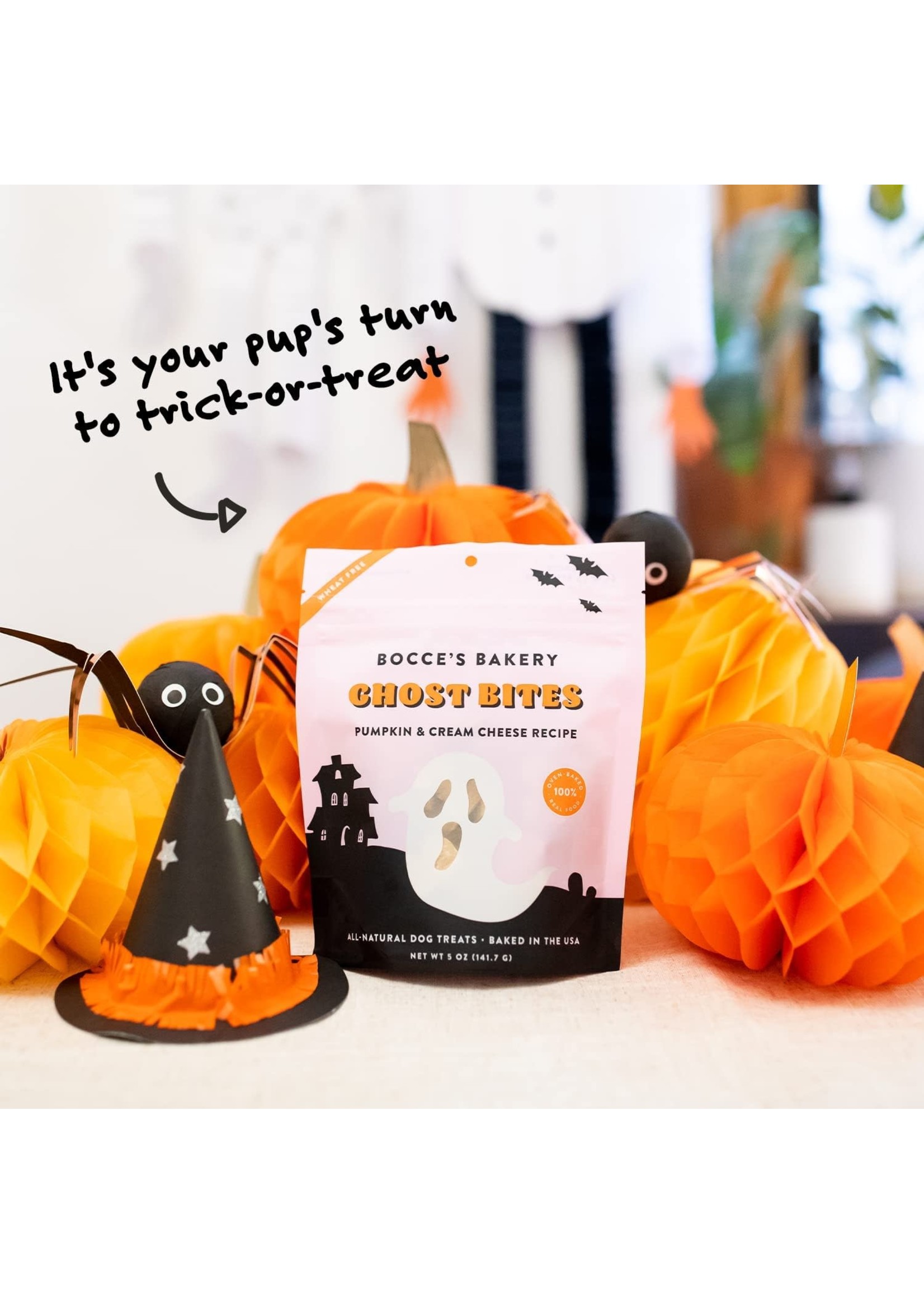 Bocce's Bakery Bocce's Halloween Ghost Bites 5oz