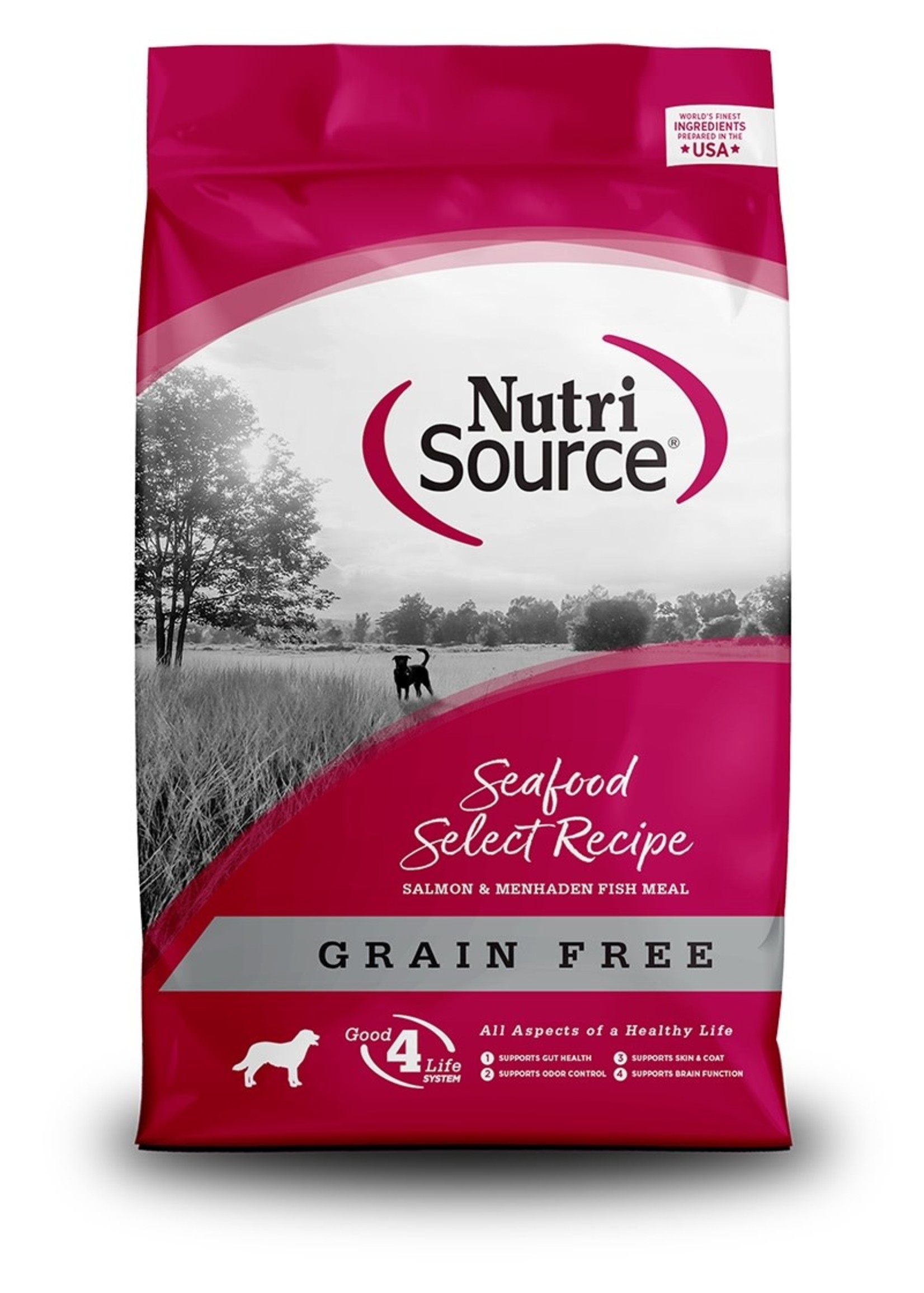 Nutrisource Dog Food Grain Free Seafood Select 30 lbs