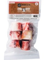 Bones & Co. Frozen Raw Marrow Beef Bones 2" 6 Pack