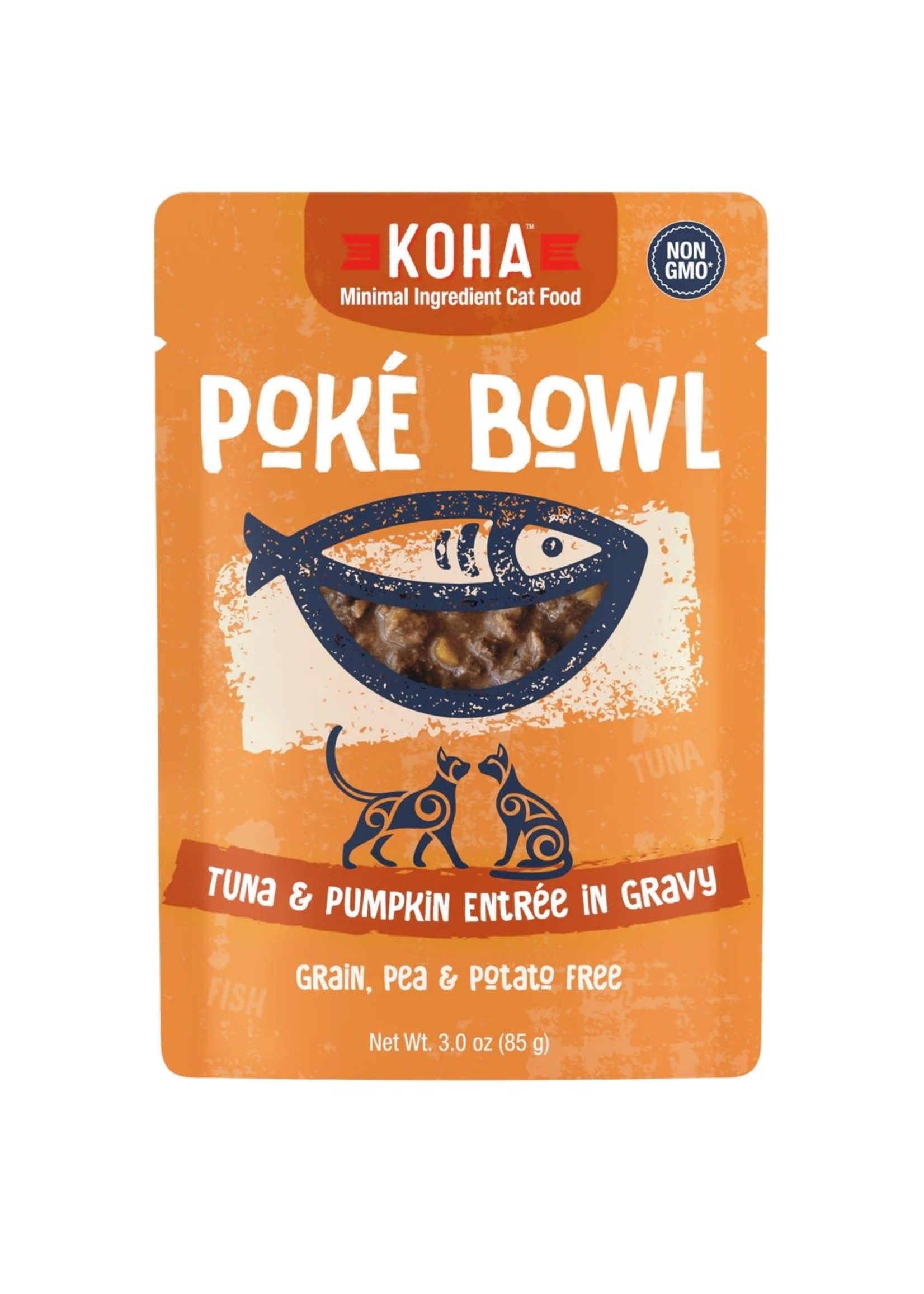 Koha Koha Cat Grain Free Poke Bowl Tuna Pumpkin 3 oz