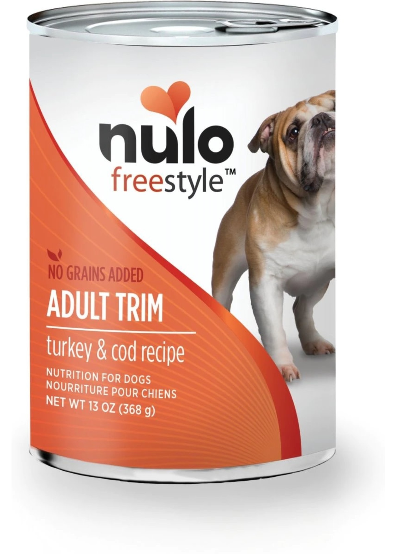 Nulo FreeStyle Grain Free Turkey & Cod Recipe Adult Trim Dog Food 13 oz