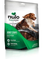 Nulo FreeStyle Jerky Strips Duck Recipe with Plums Grain Free Dog Treats 5 oz