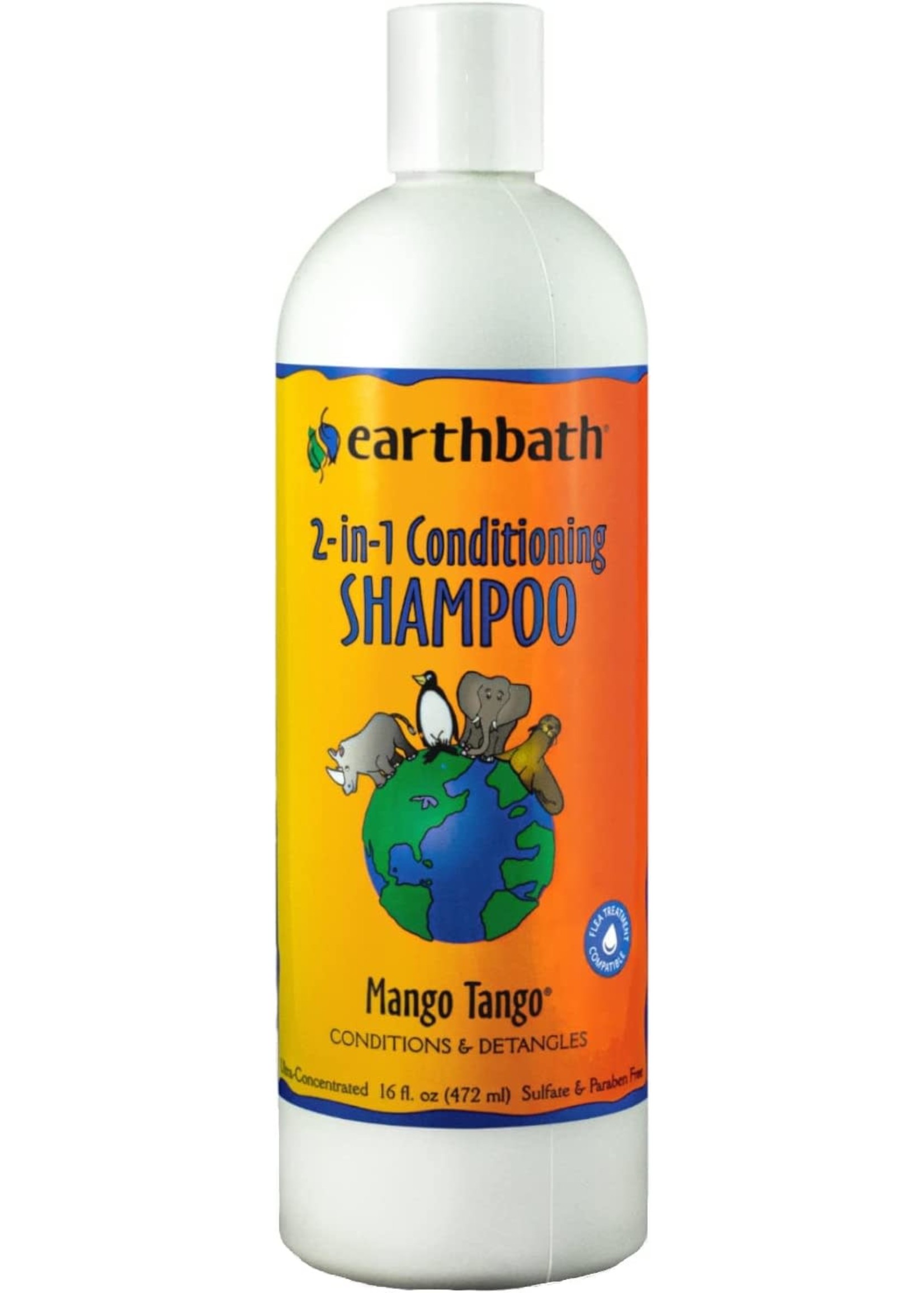Earthbath Mango Tango Conditioning Dog & Cat Shampoo 16-oz