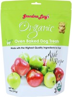 Grandma Lucy's Organic Oven Baked Dog Treats Apple Recipe 14 oz
