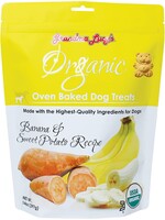 Grandma Lucy's Organic Oven Baked Banana & Sweet Potato Recipe Dog Treats 14 oz