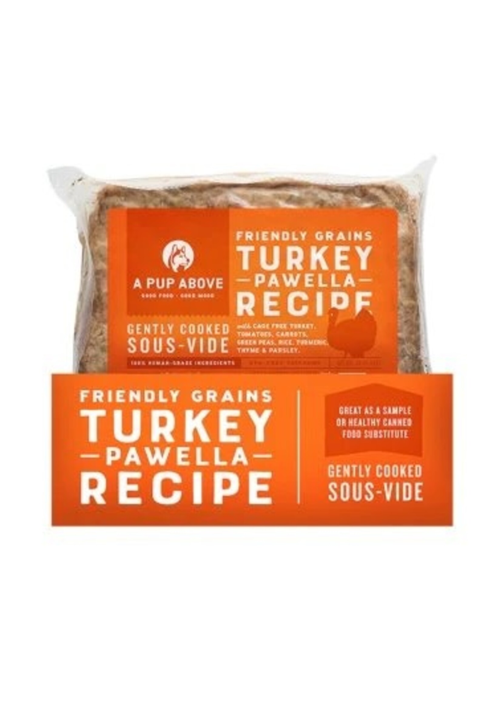 A Pup Above Turkey Pawella Gently Cooked Frozen Dog Food Turkey Recipe 1 lb
