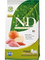 Farmina Natural & Delicious Wild Boar and Apple Adult Mini Breed Formula Grain Free Dog Food 15.4 lbs