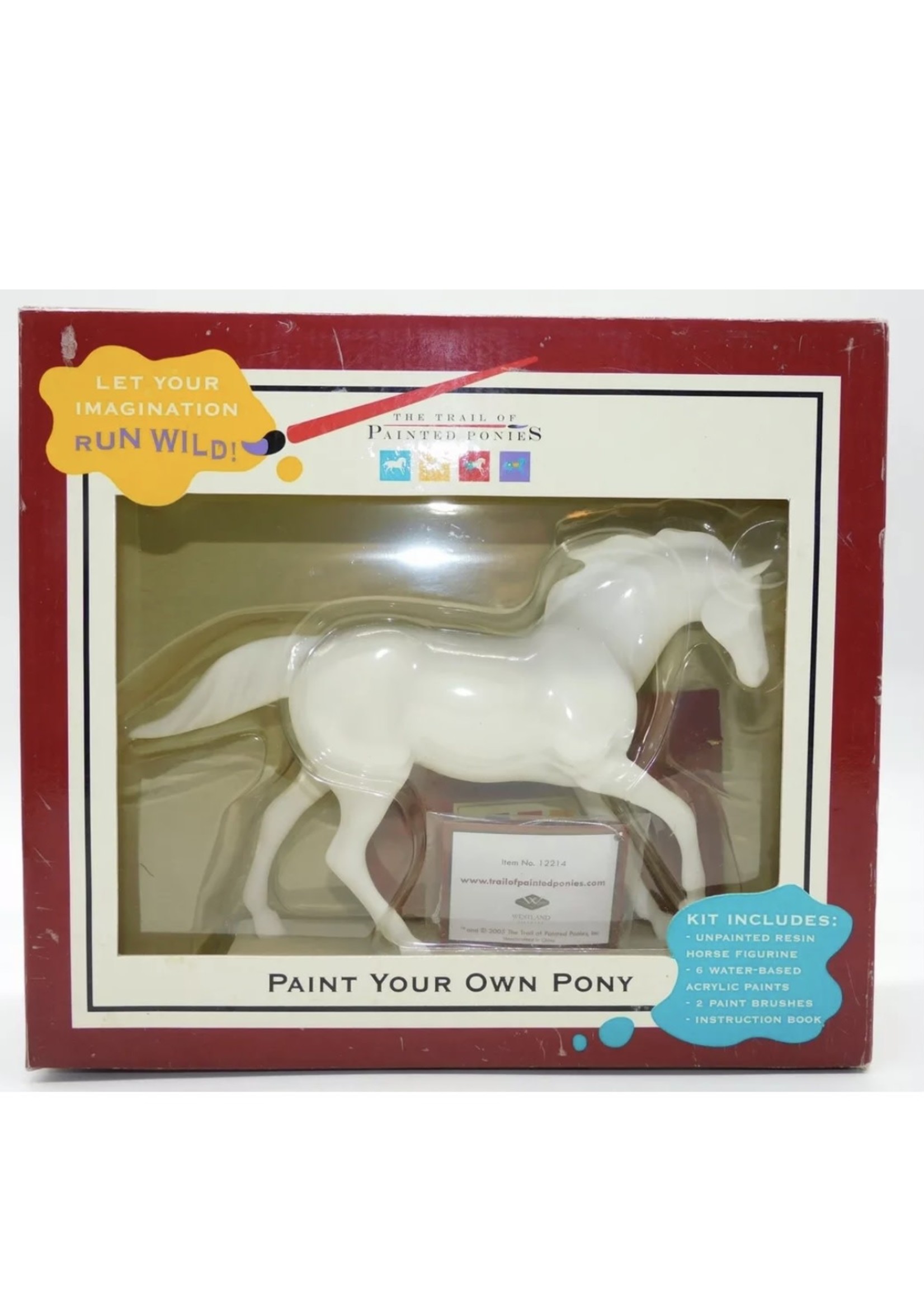 Trail of Painted Ponies TOPP 2005 Paint Your Own Pony 12214 rare
