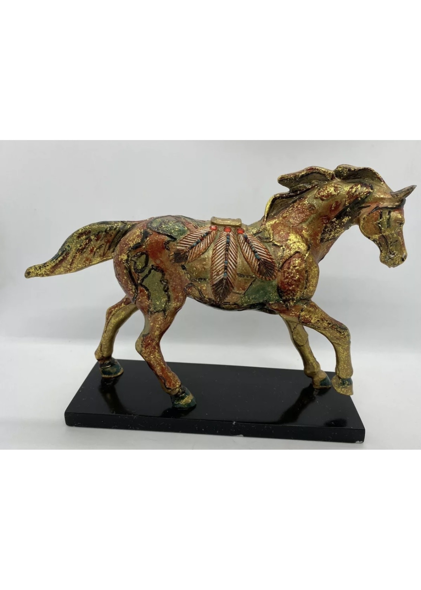 Trail of Painted Ponies TOPP 2009 Golden Feather Pony 12292 2E NB