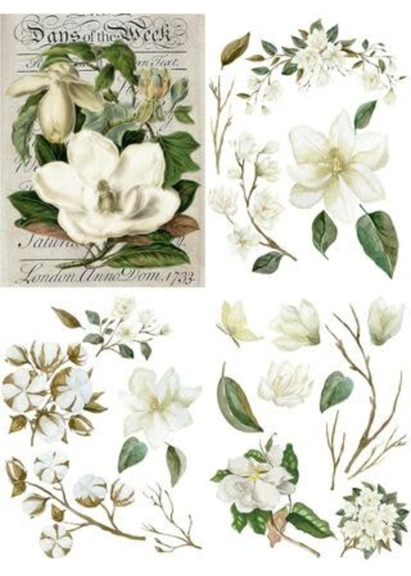 Dixie Belle Decoupage & Stencils Magnolia Garden