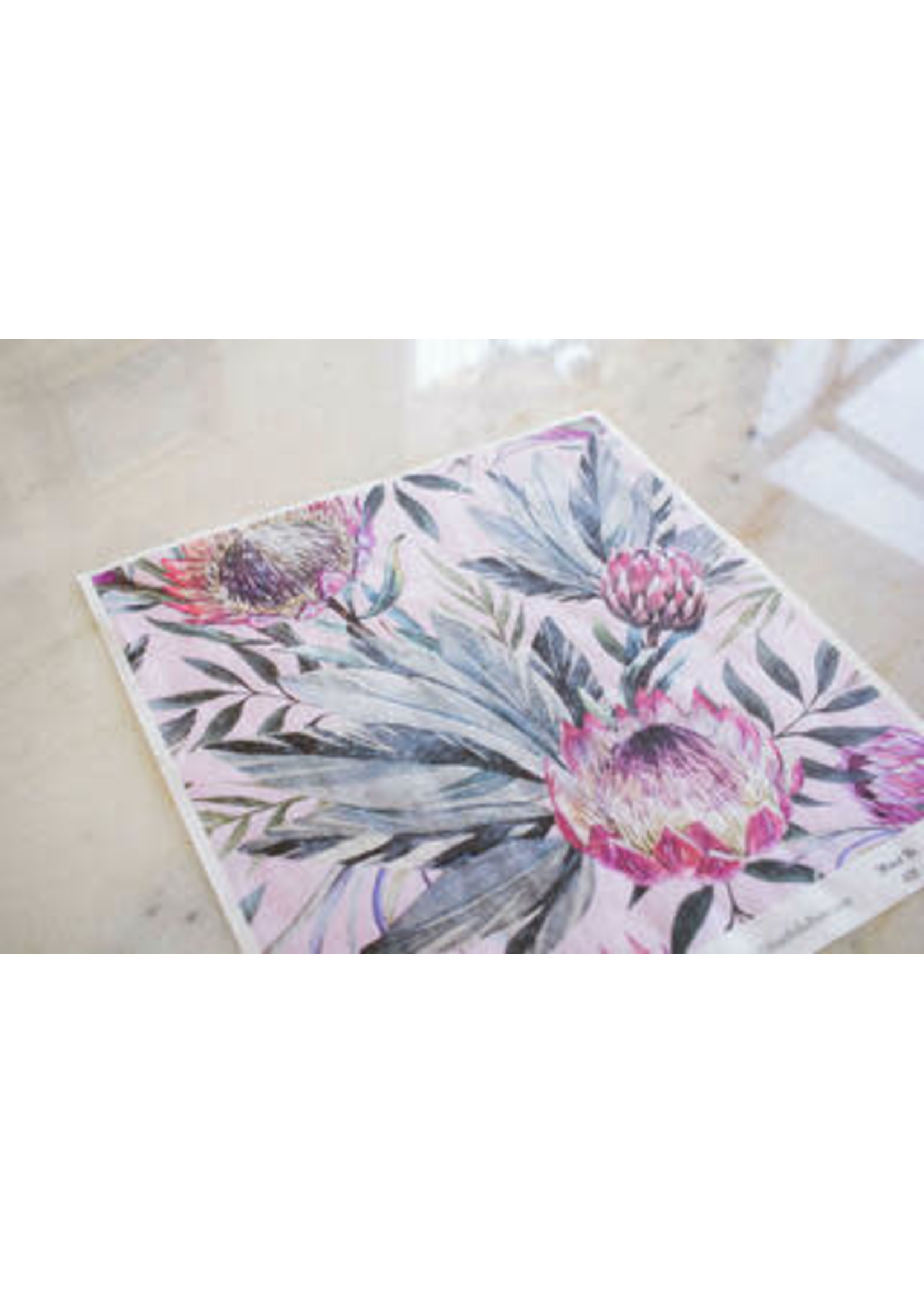 Dixie Belle Decoupage & Stencils Tropical on Pink