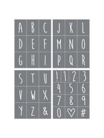 A Maker’s Studio Alphabet I Mesh Stencil 086