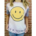 Christian Salvatore NY CSNY Slate Smiley Face Graphic Tee