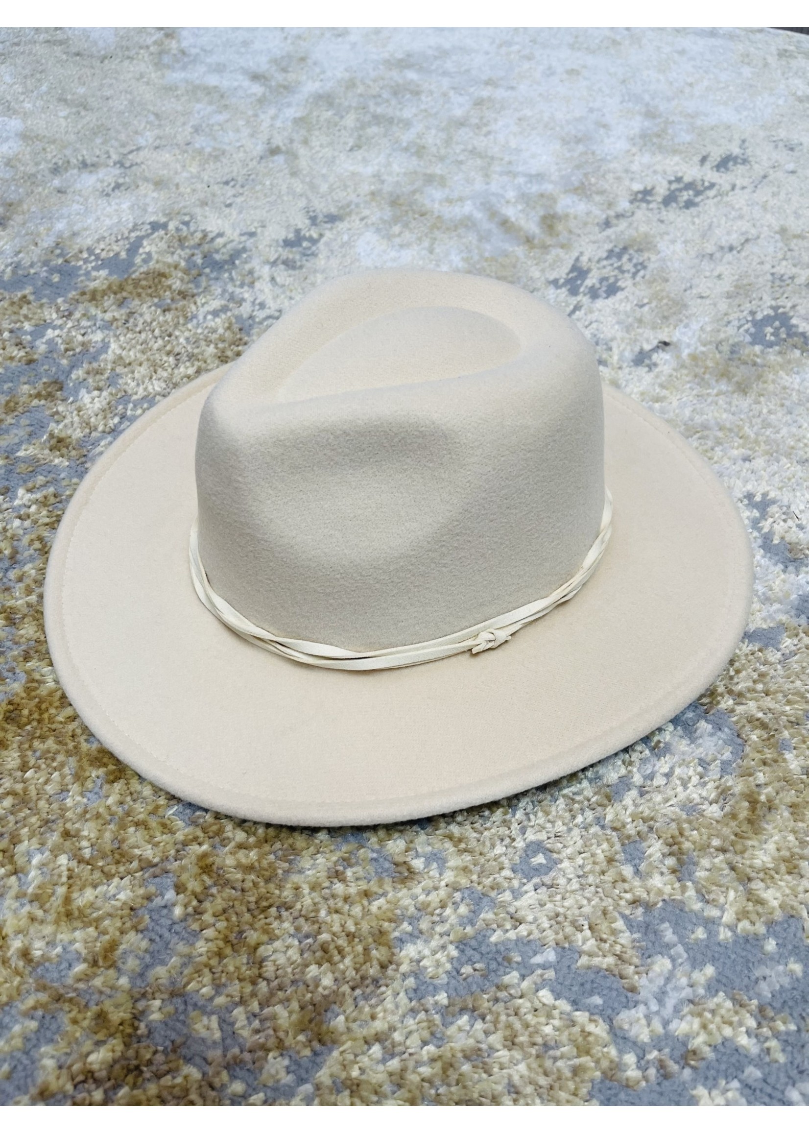 Mud Pie Felt Fedora Hat With Band
