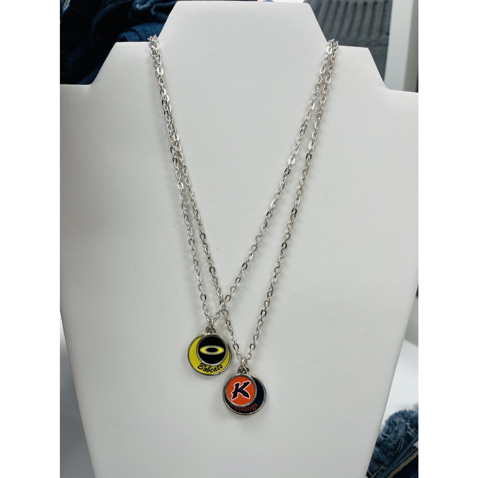 Silver Necklace With Team Charm