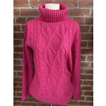 Zenana Cable Knit Turtleneck Sweater