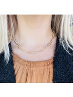 Lauren Kenzie 24 K Gold Plated Thick Layering Chain