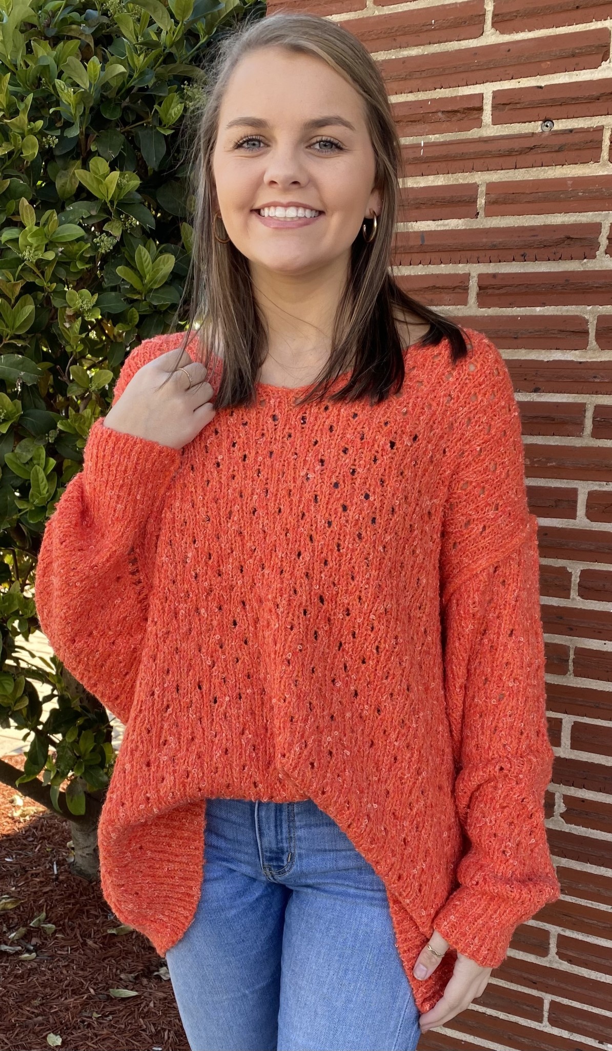 Oversized Super Soft V-Neck Sweater 