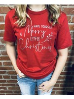 Kissed Apparel Have A Merry Little Christmas Short Sleeve Tee