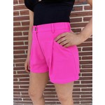 Glam Hot Pink Shorts with Pockets