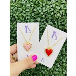 Lauren Kenzie 24K Gold Plated Chain with Heart Pendant