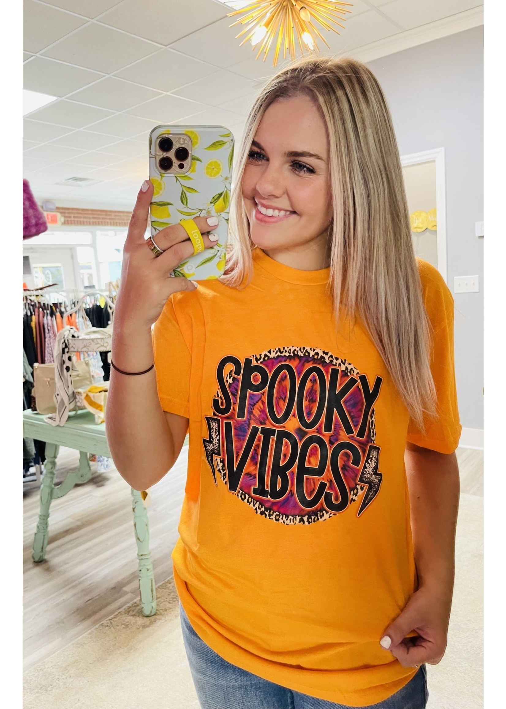 Spooky Vibes Tie Dye Tee