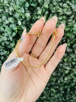 Lauren Kenzie 24 K Gold Plated Chain Bracelet