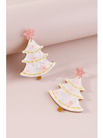 Christmas Cute Tree Dangle Drop Earrings