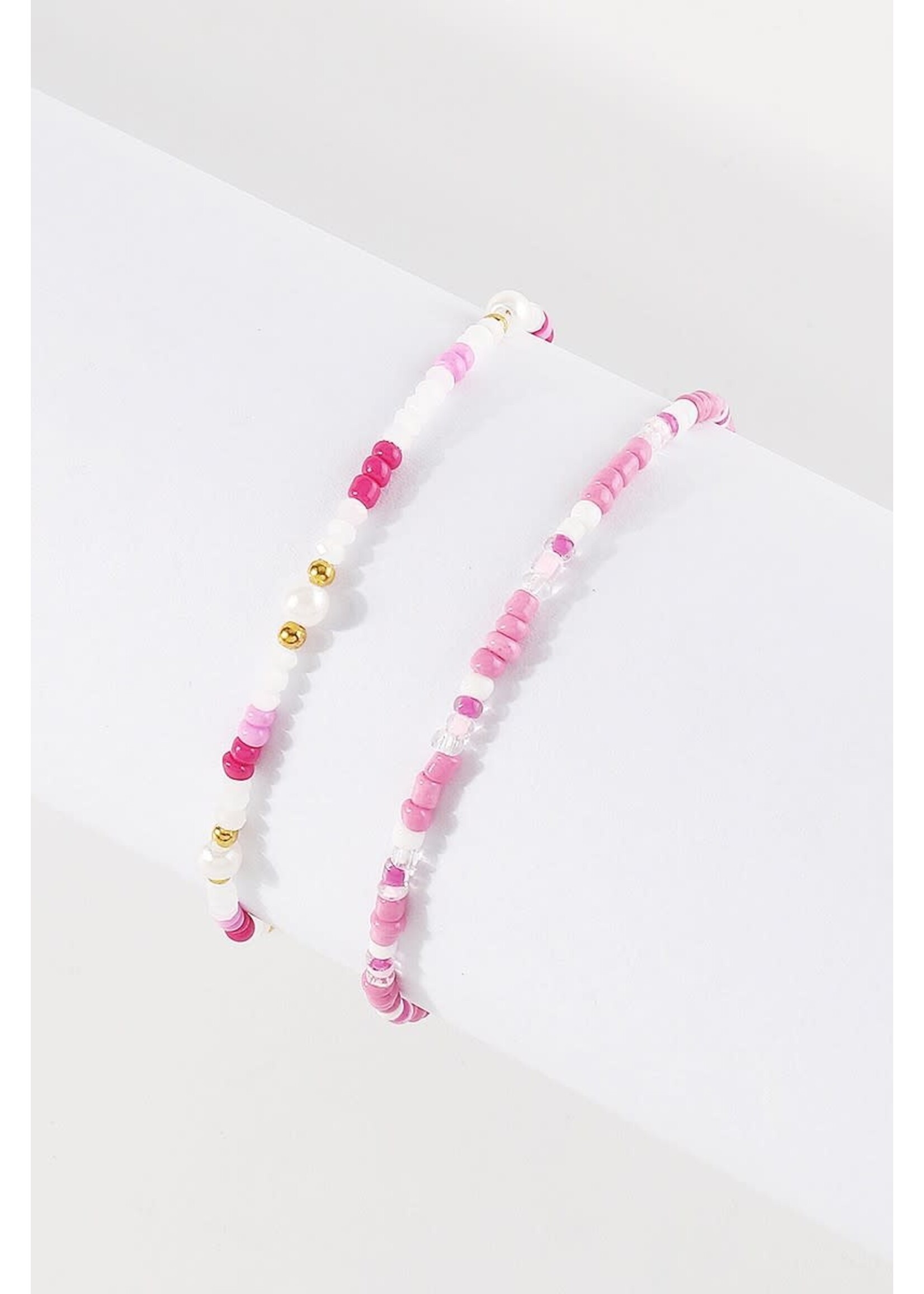 Mermaid Beads Stretch Bracelets Set