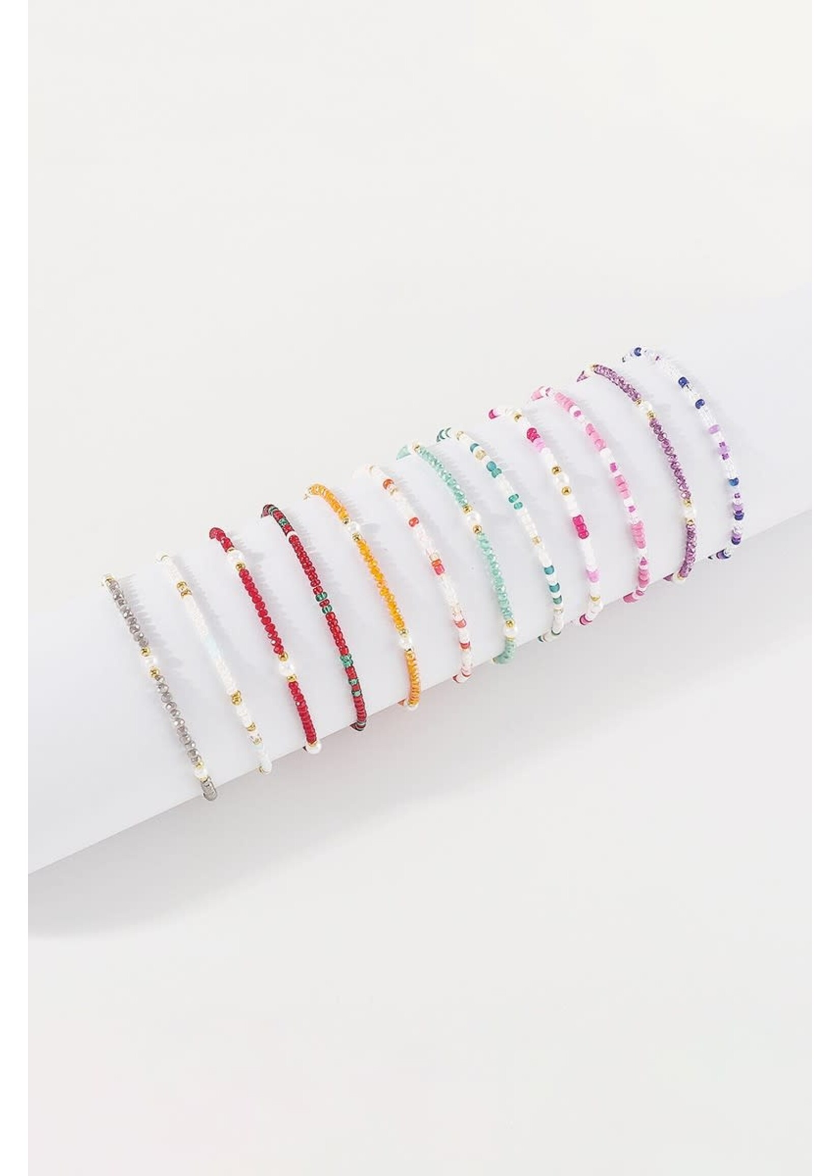 Mermaid Beads Stretch Bracelets Set