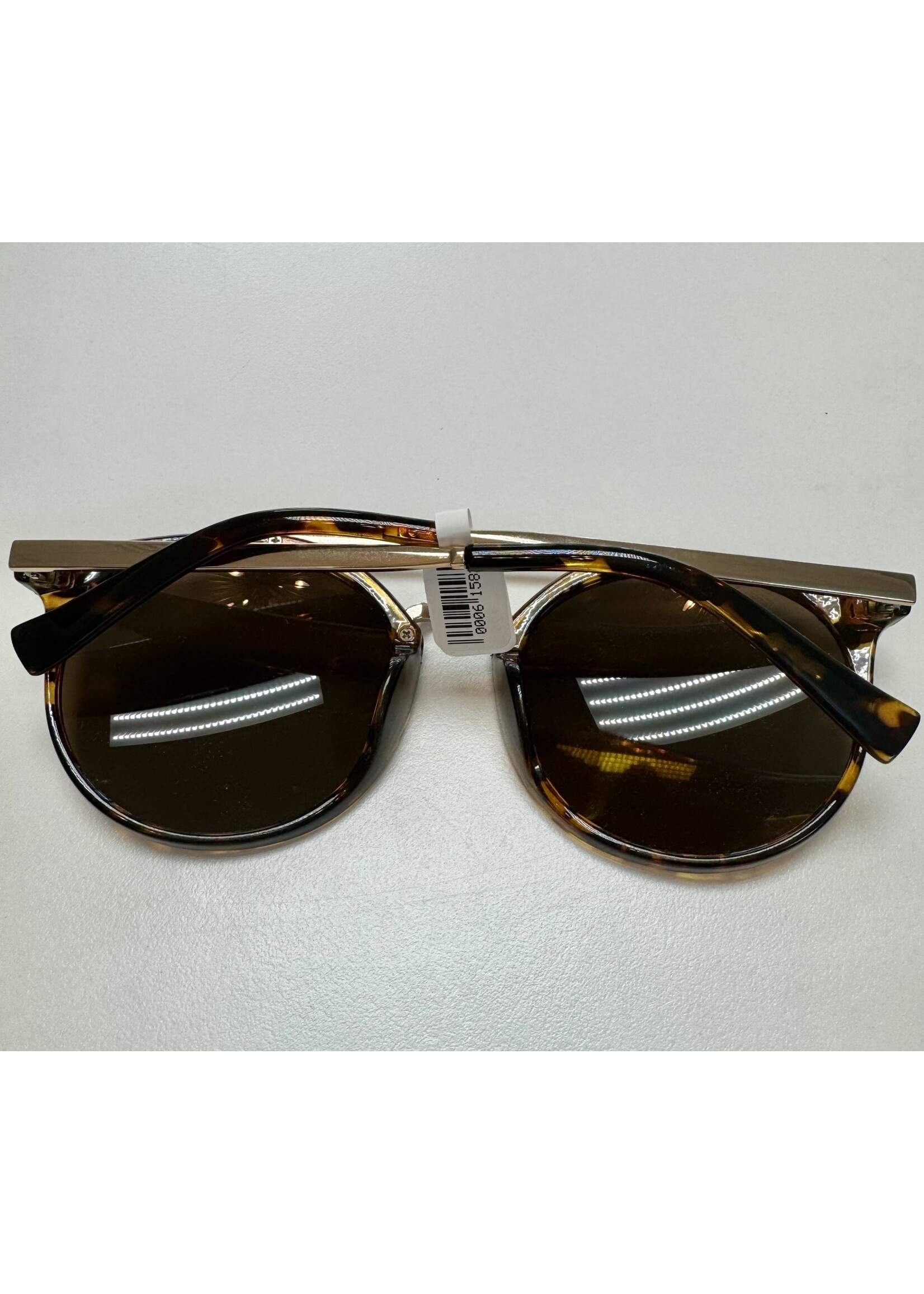Gold Tortoise Frame Sunglasses
