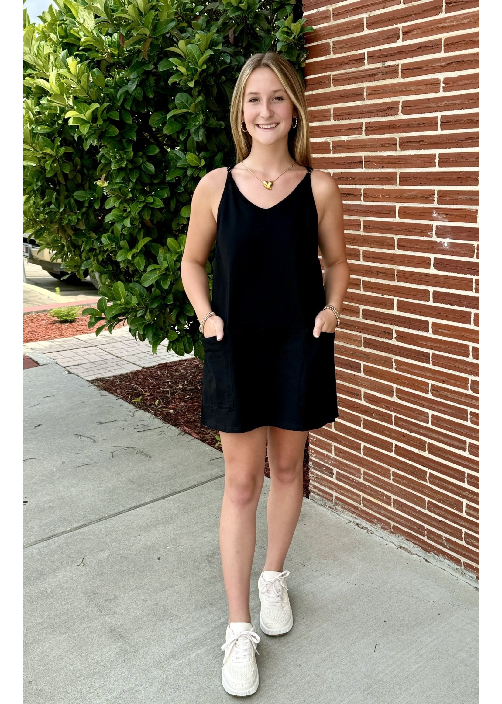 Athletic Mini Dress w/Built-in Romper Liner