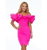 OFF THE SHOULDER PUFF SLV FITTED 4337