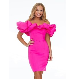 OFF THE SHOULDER PUFF SLV FITTED 4337