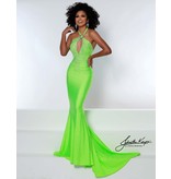 CRISS CROSS NECK WITH BROOCH, HALTER 2401