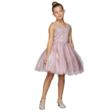 Lace high neck bodice w/short sequin skirt