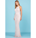 HIGH NECK BEADED GOWN 48793
