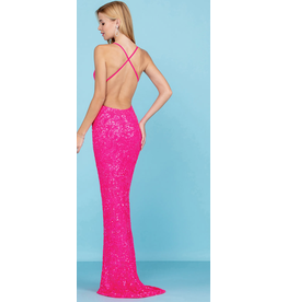 LONG X BACK GOWN 47542