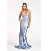 GLS Collective Fitted beaded shimmery gown 3045