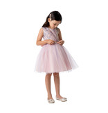 SWEET KIDS MULTI TONE SEQUIN TULLE SHORT DRESS SK887