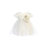 SWEET KIDS SOFT SPRING JASMINE LACE SHORT GOWN W/ TULLE SKB742