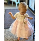 SWEET KIDS SOFT SPRING JASMINE LACE SHORT GOWN W/ TULLE SKB742