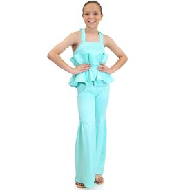 MARC DEFANG KIDS Pleated Top Fun Fashion Jumpsuit 5025