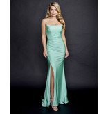 SIMPLE GOWN W/ SQUARE NECKLINE 7507