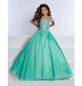 OFF SHOULDER BALLGOWN W/ DETAILED BODICE G1275