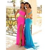 ONE SHOULDER SHEER PANEL GOWN 810401