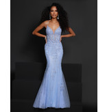 Beaded Lace fitted tulle mermaid 23109