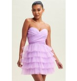 Luxxel TULLE LAYERS MINI DRESS  9732