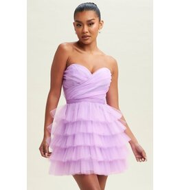 Luxxel TULLE LAYERS MINI DRESS  9732