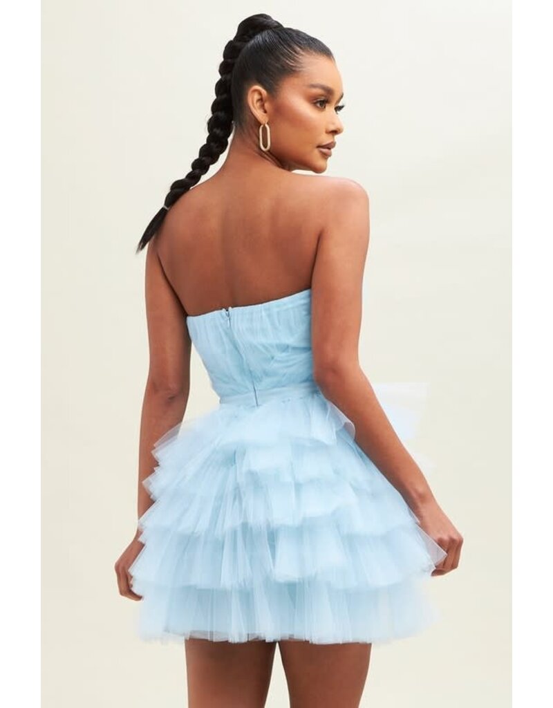 Luxxel TULLE LAYERS MINI DRESS  9732